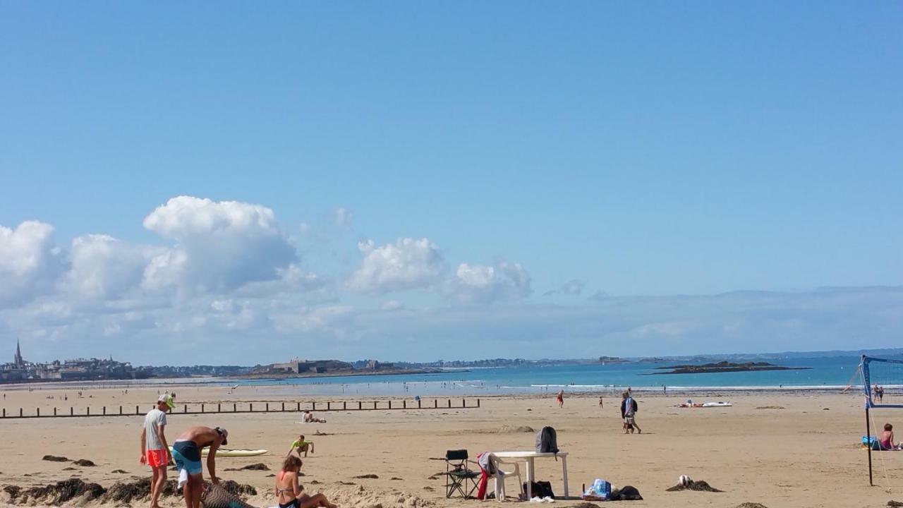 T2 Terrasse De Charme A Rochebonne 400 M Plage Сен-Мало Экстерьер фото